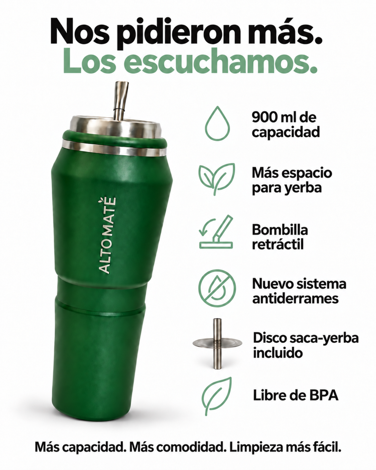 ALTO MATÉ System XL - Acero Inoxidable