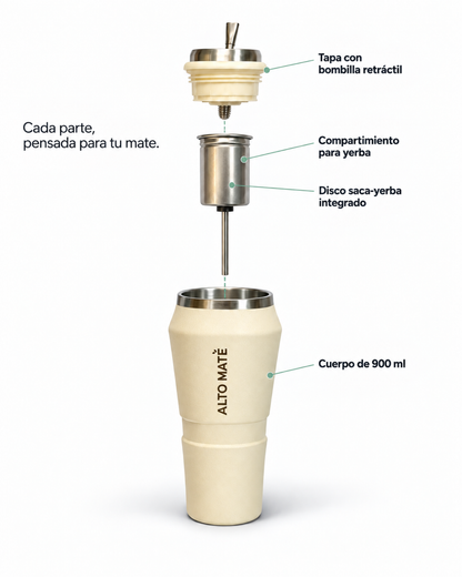 ALTO MATÉ System XL - Acero Inoxidable