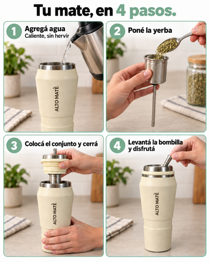 ALTO MATÉ System XL - Acero Inoxidable