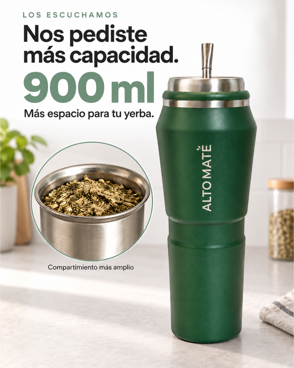 ALTO MATÉ System XL - Acero Inoxidable