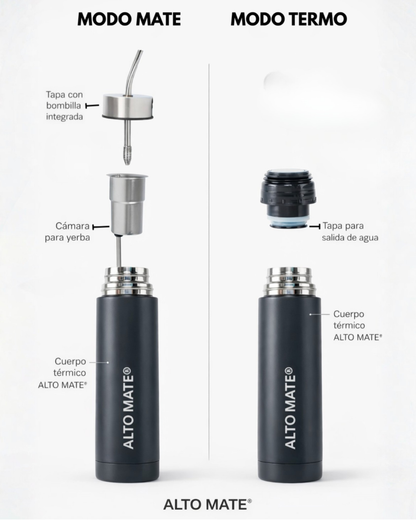 ALTO MATE® - Acero Inoxidable LIQUIDACION (No Trae Tapa Termo)