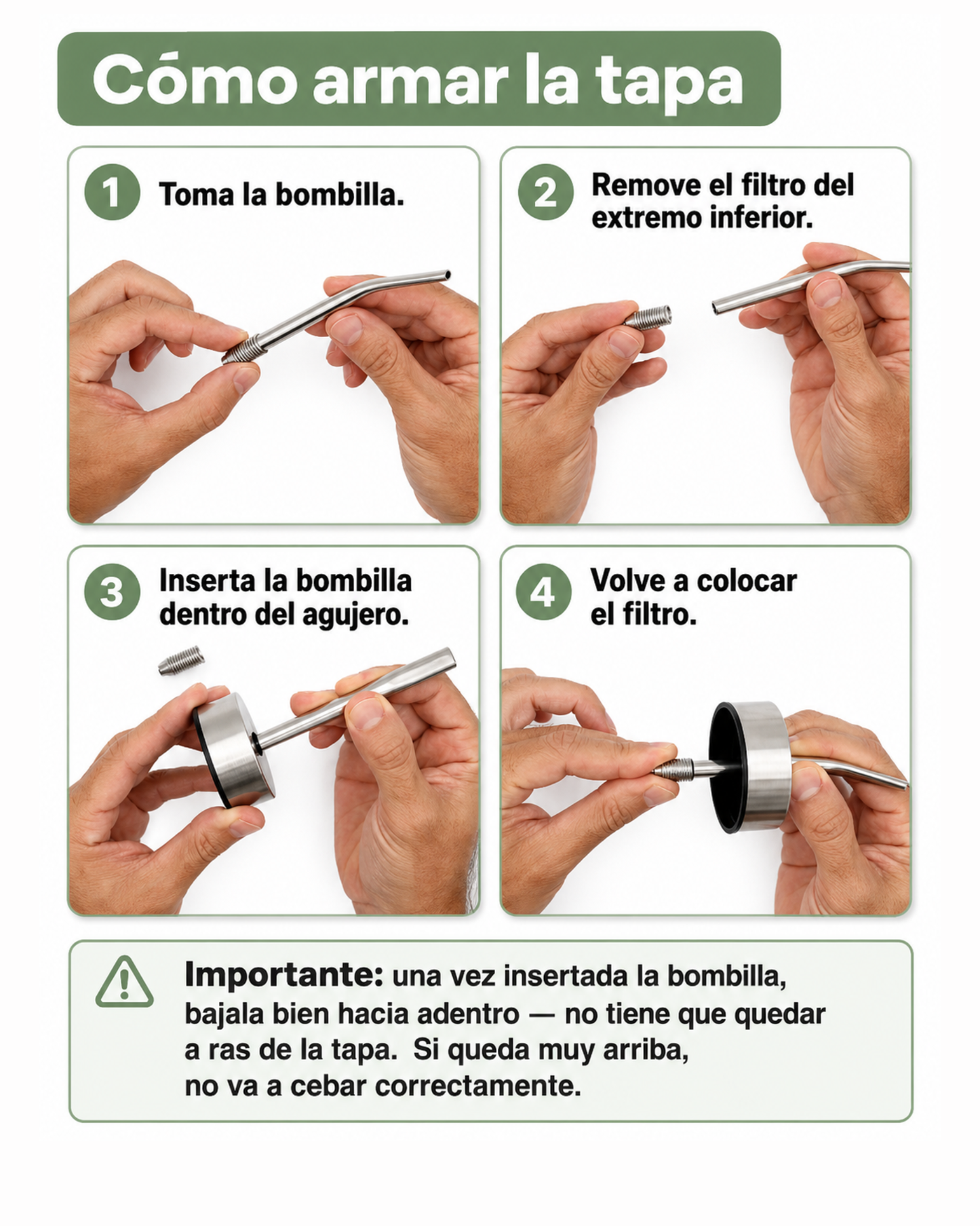 ALTO MATE® - Acero Inoxidable